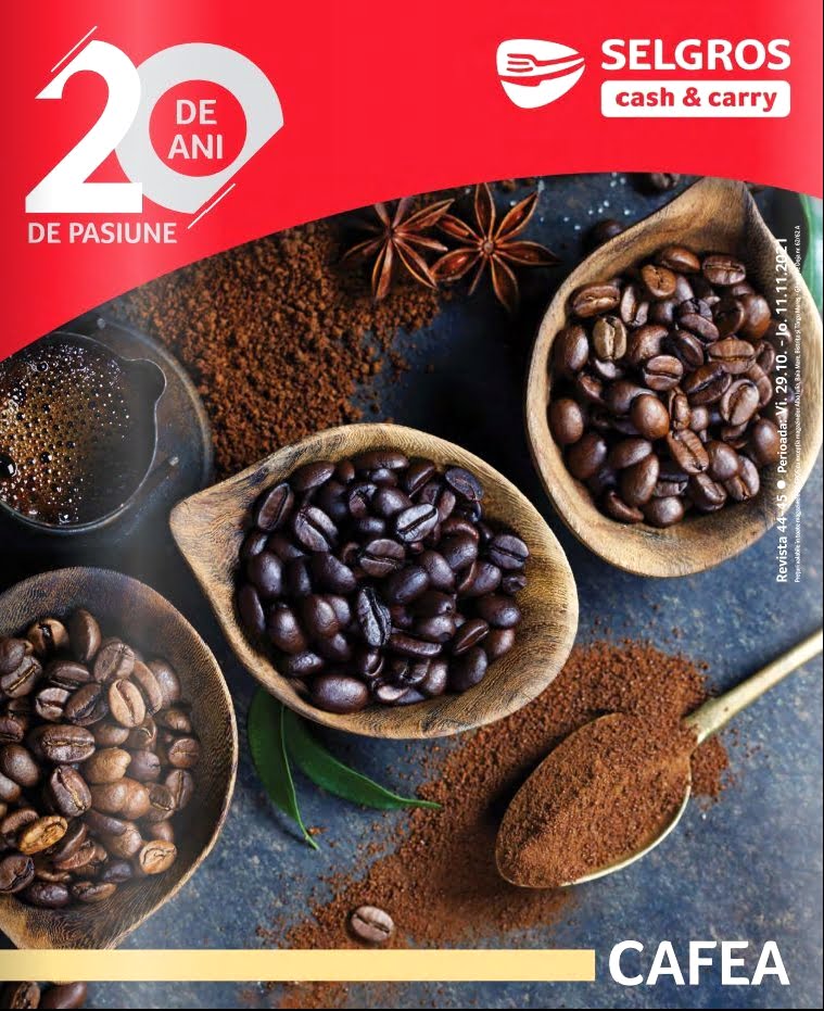 Catalog Selgros 29 octombrie - 11 noiembrie 2021 - Cafea